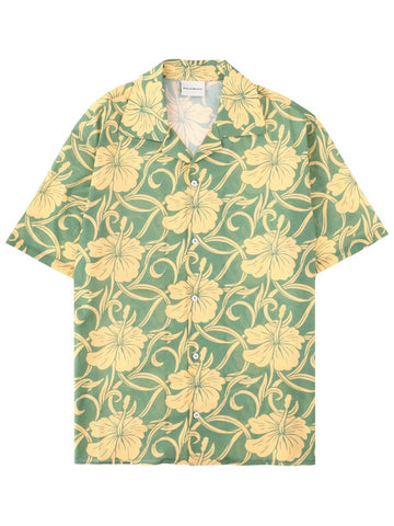 Drole De Monsieur Drole De Monsieur - "HIBISCUS MONOGRAMME" SHIRT