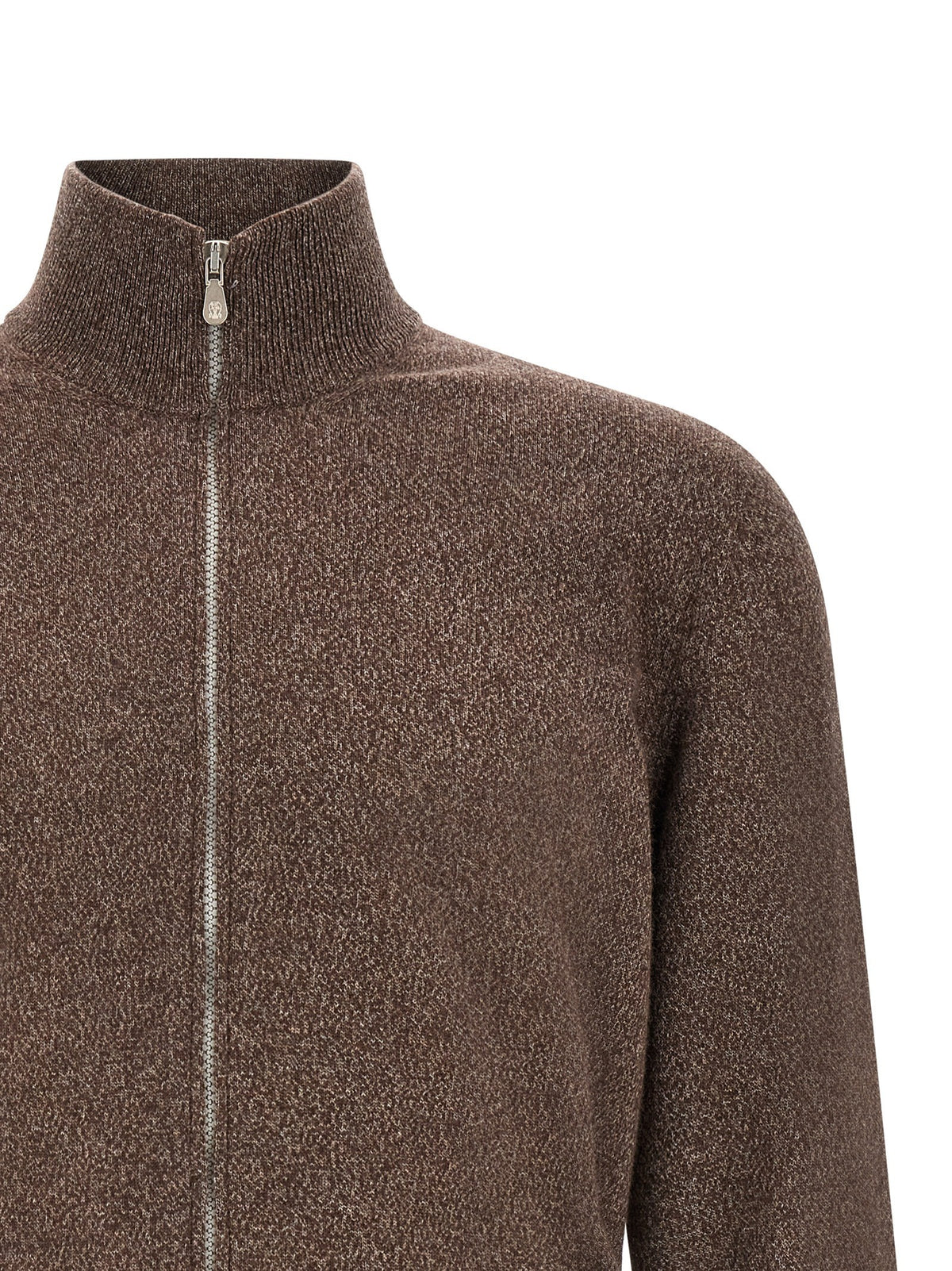 Brunello Cucinelli - High neck cardigan with zip