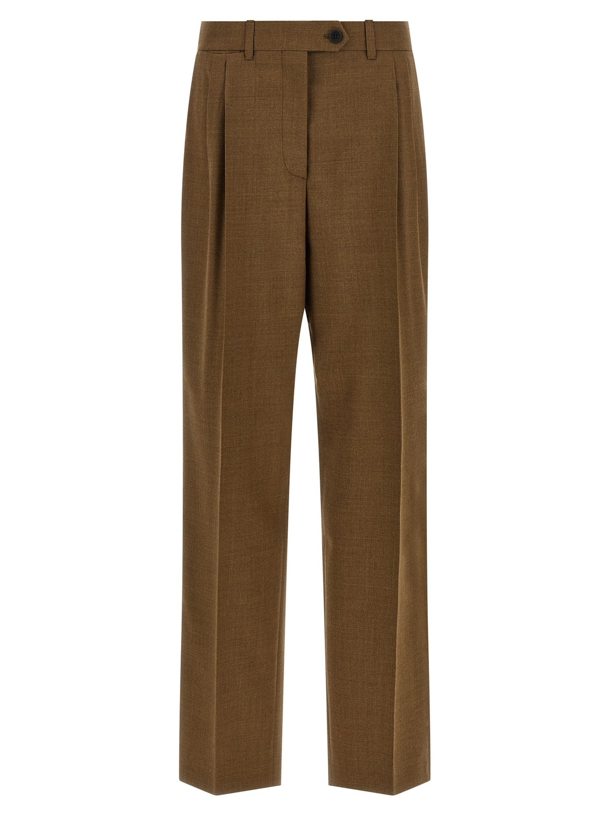 PRADA - High waist pants Brown