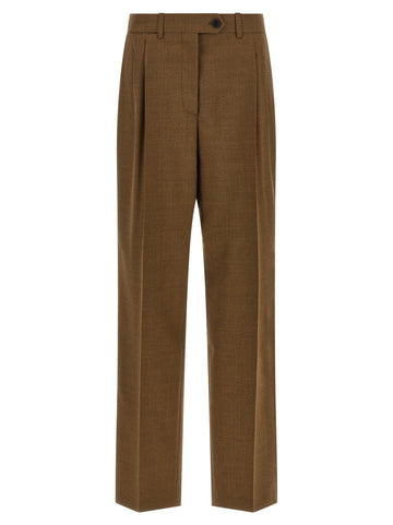 PRADA - High waist pants Brown
