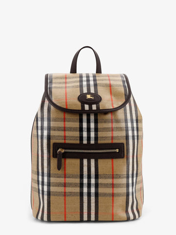 Burberry Highlands coated canvas backpack with front logo