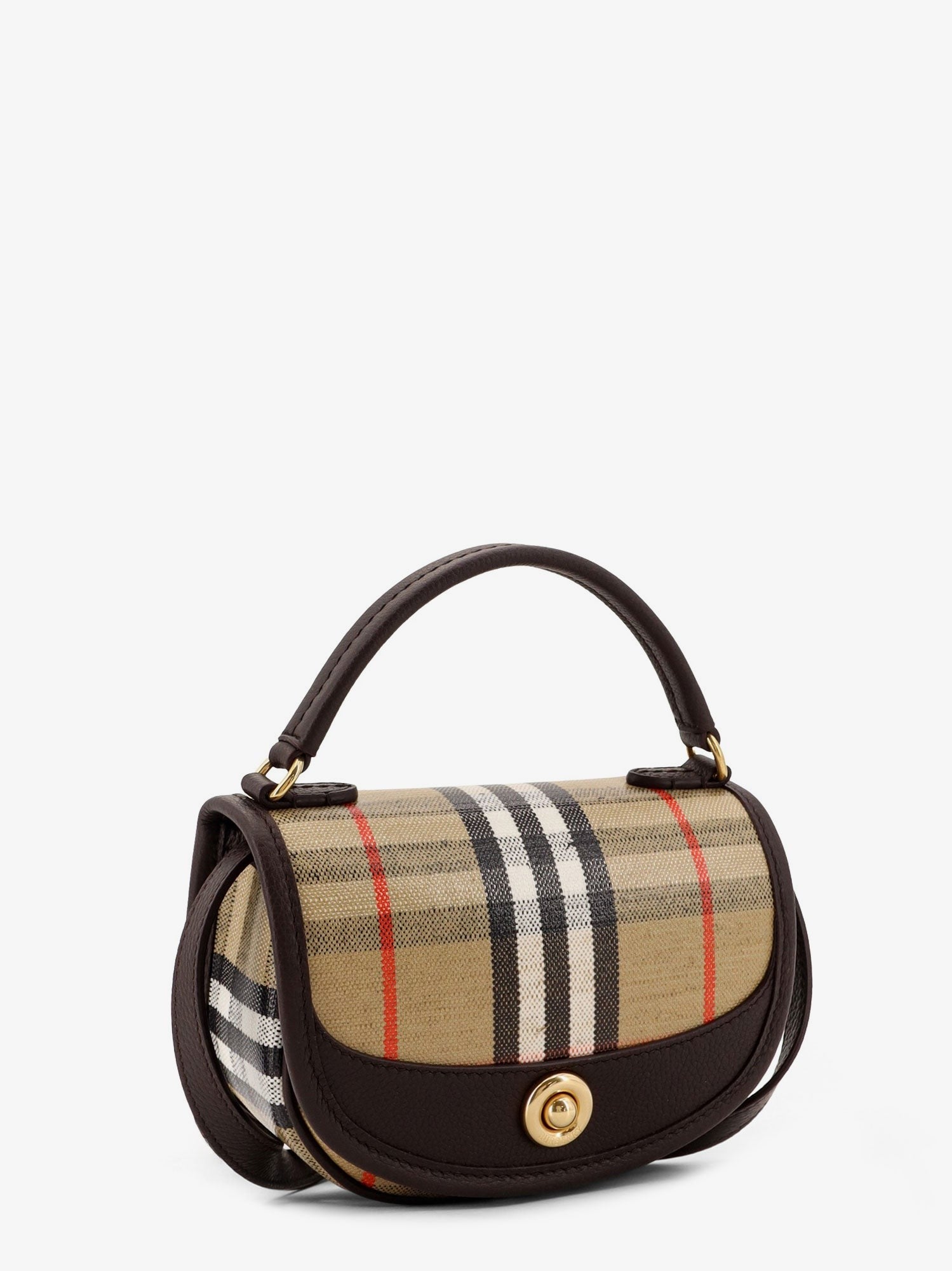 Burberry - Highlands crossbody bag with iconic Check pattern
