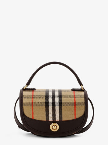 Burberry - Highlands crossbody bag with iconic Check pattern