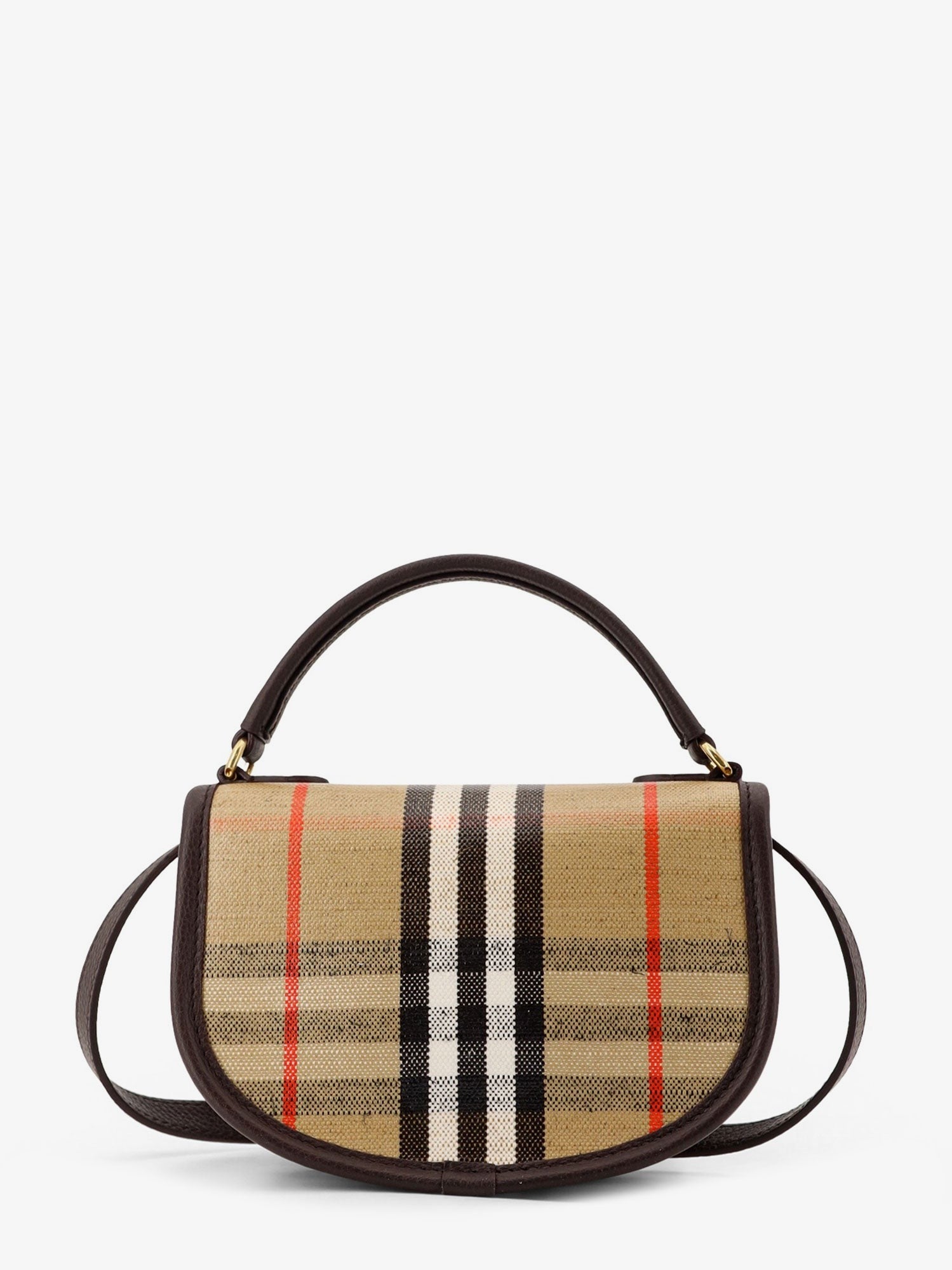 Burberry - Highlands crossbody bag with iconic Check pattern