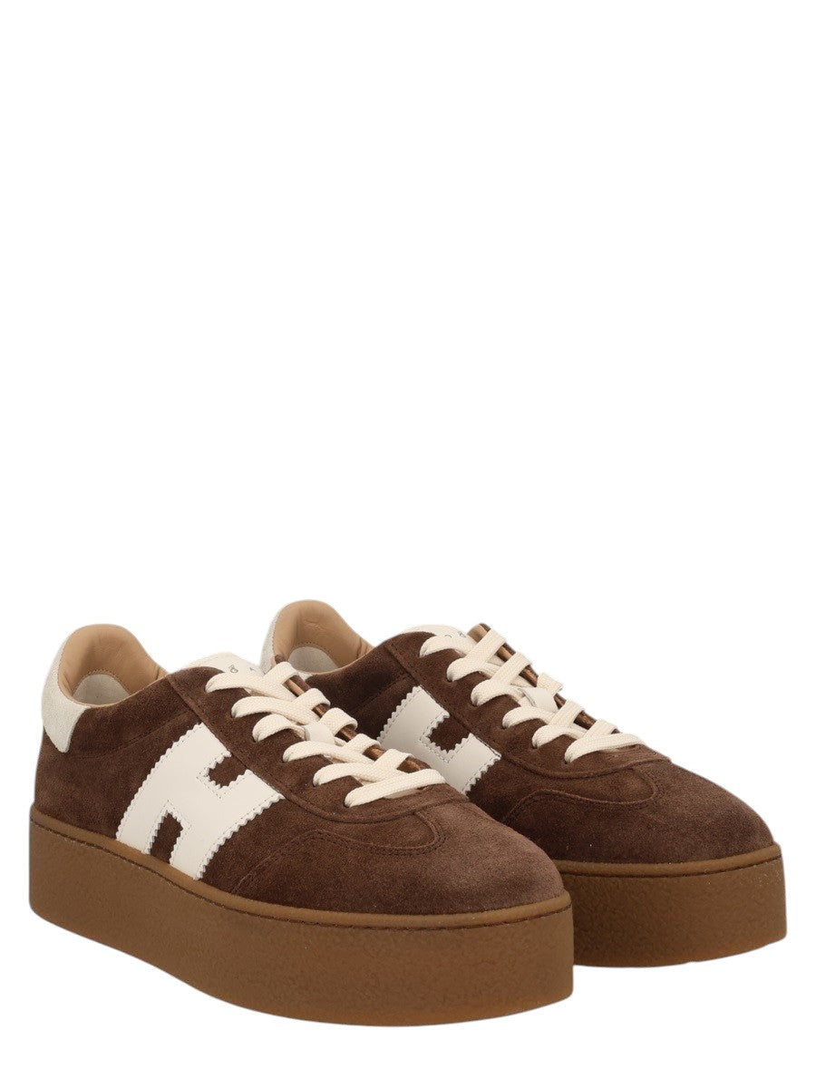 Hogan - SNEAKER "HOGAN COOL" klosmo-hogan-cool-brown-suede-sneakers