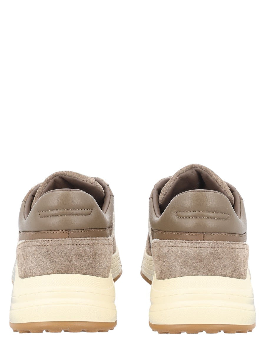 Hogan - SNEAKER "HOGAN HYPERLIGHT" hogan-hyperlight-suede-fabric-sneakers-beige-back-jpg