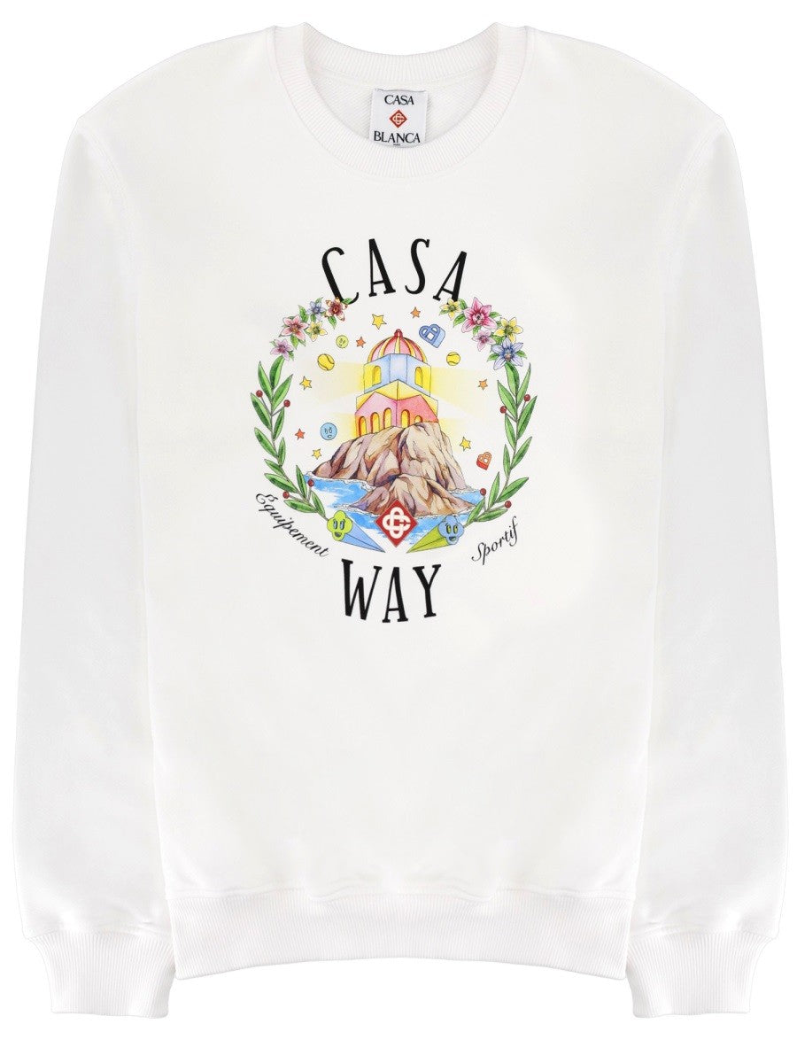 CASABLANCA CASABLANCA - "HOME WAY" SWEATSHIRT