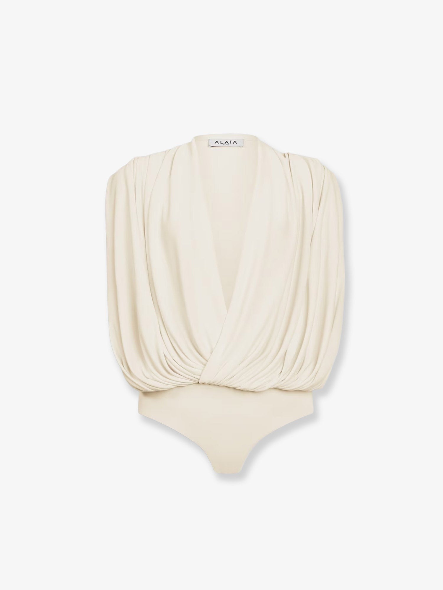 ALAIA - Hooded Body viscose top