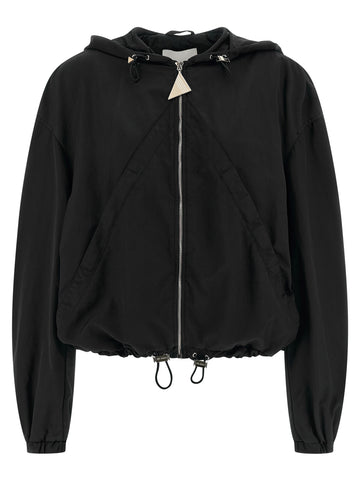 The Attico - Hooded bomber jacket