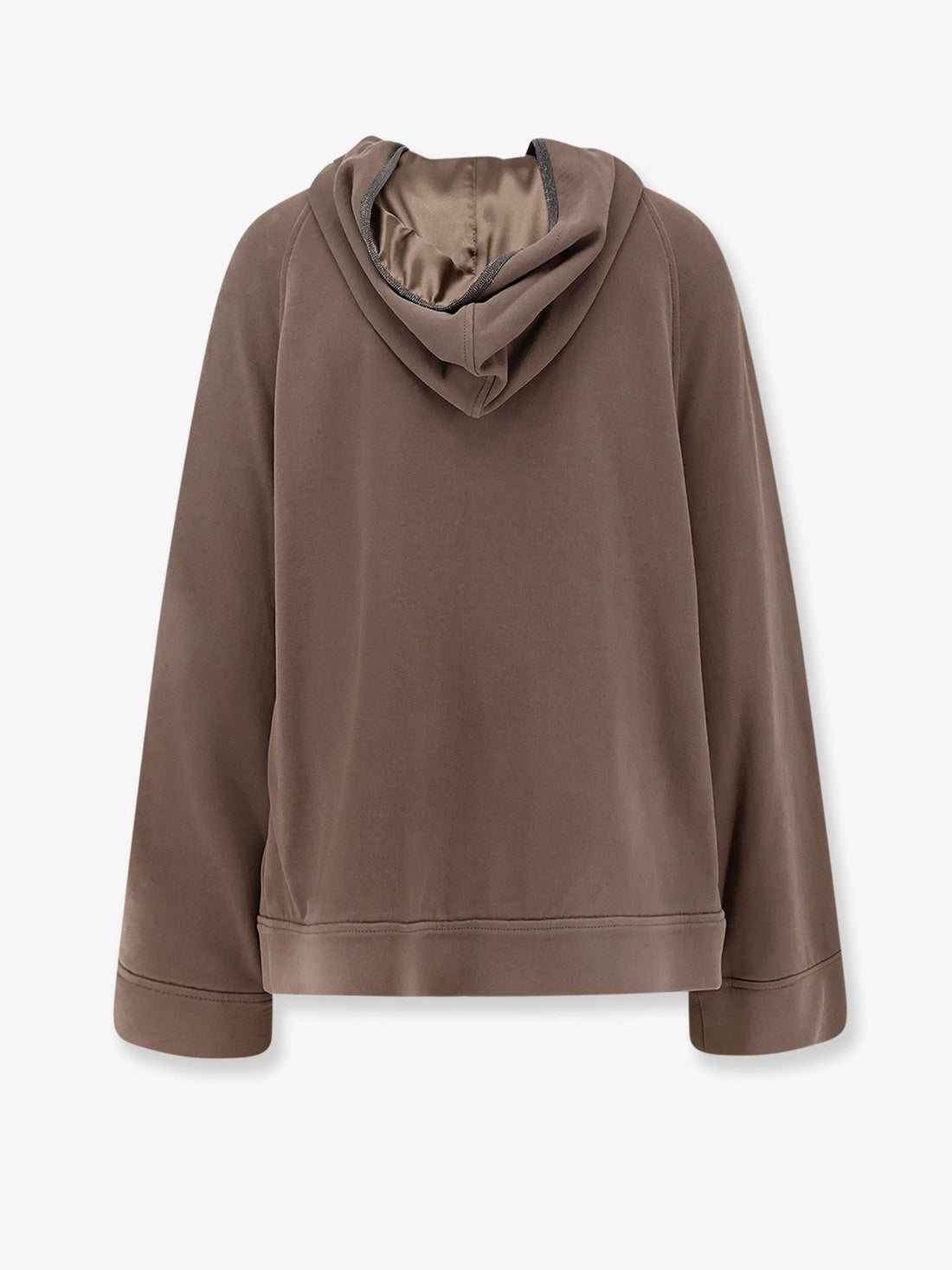 Hooded cotton sweatshirt