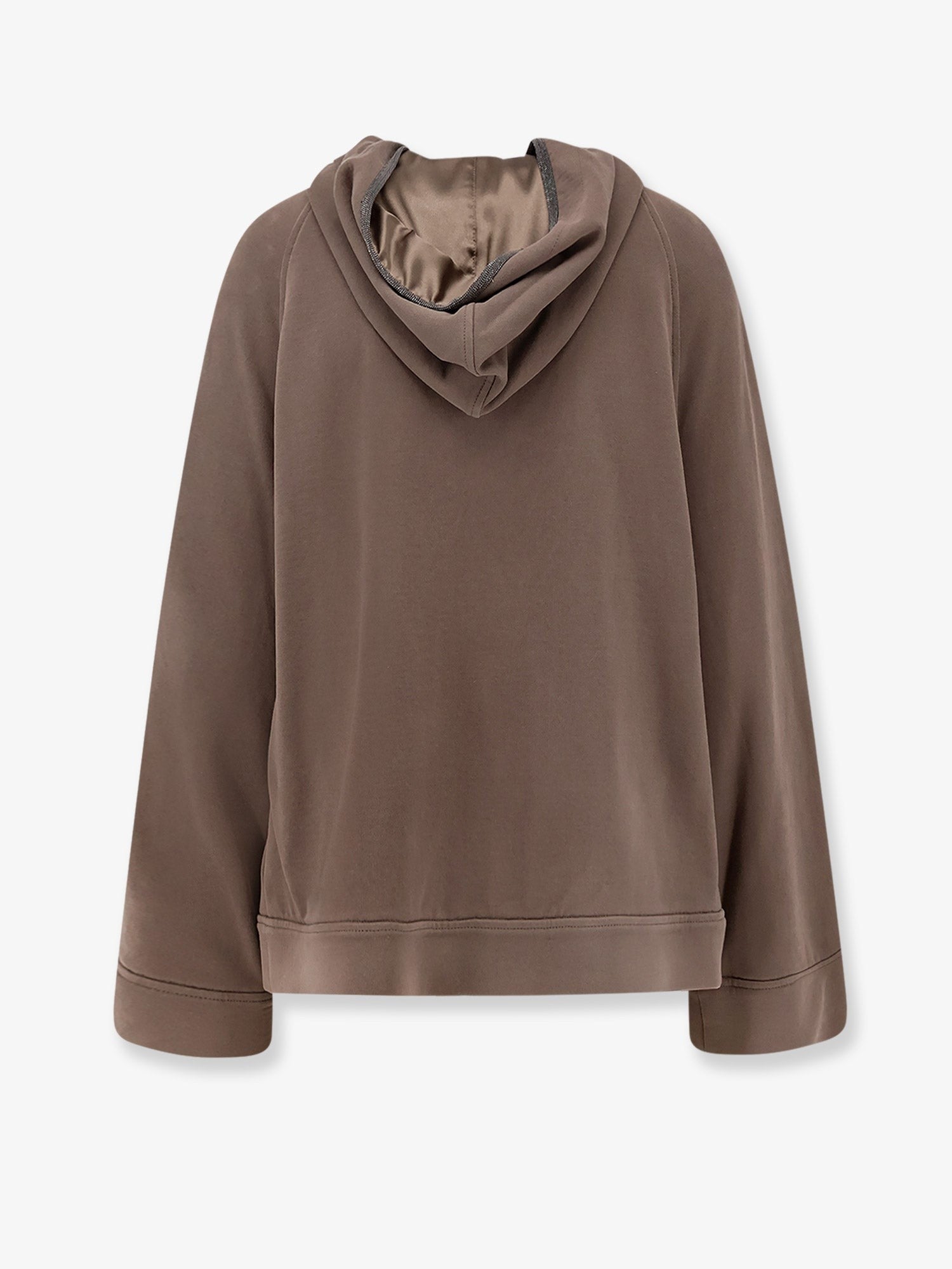 Hooded cotton sweatshirt