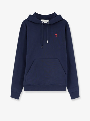AMI PARIS - Hooded cotton sweatshirt