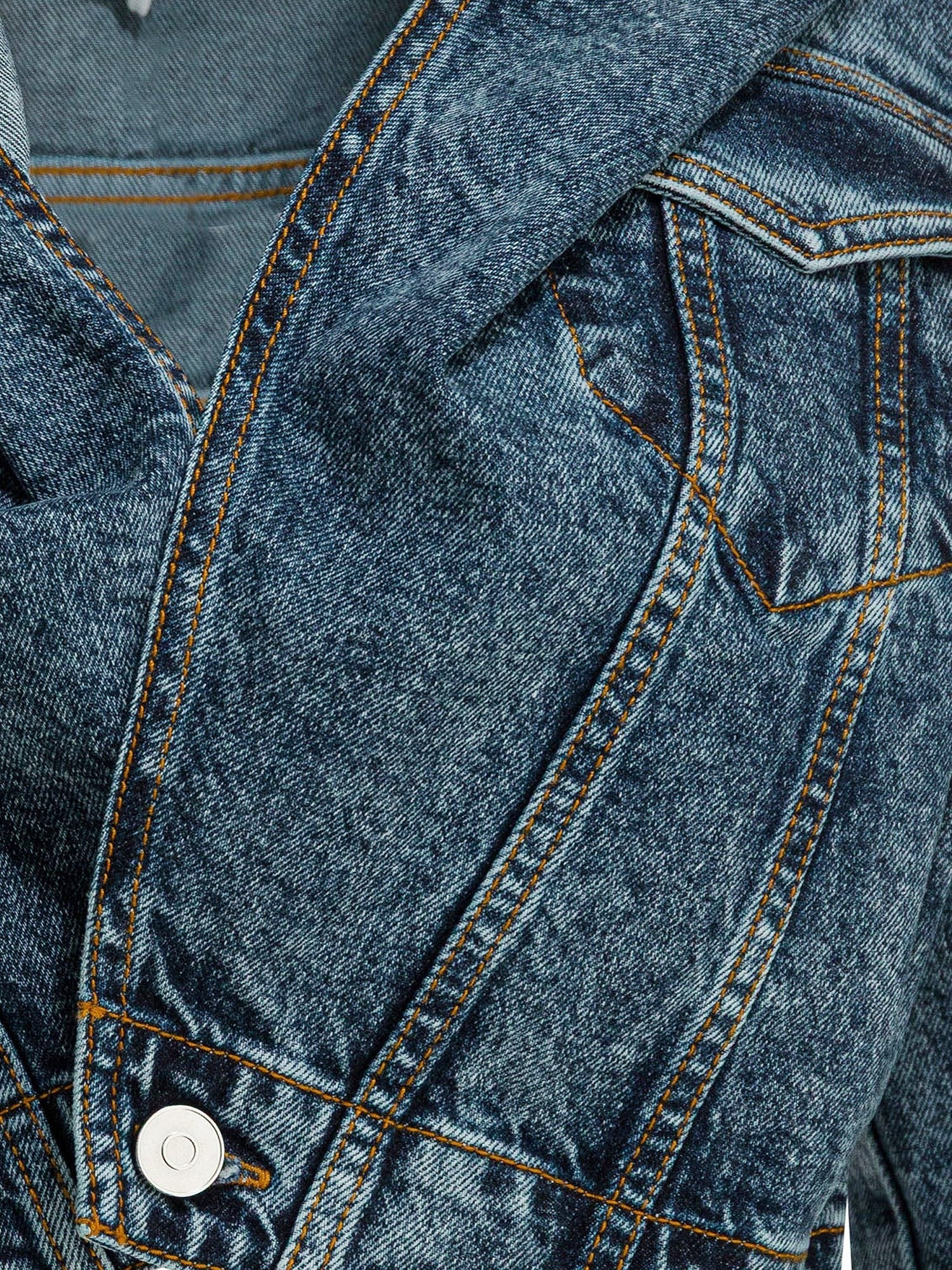 ALAIA - Hooded denim jacket
