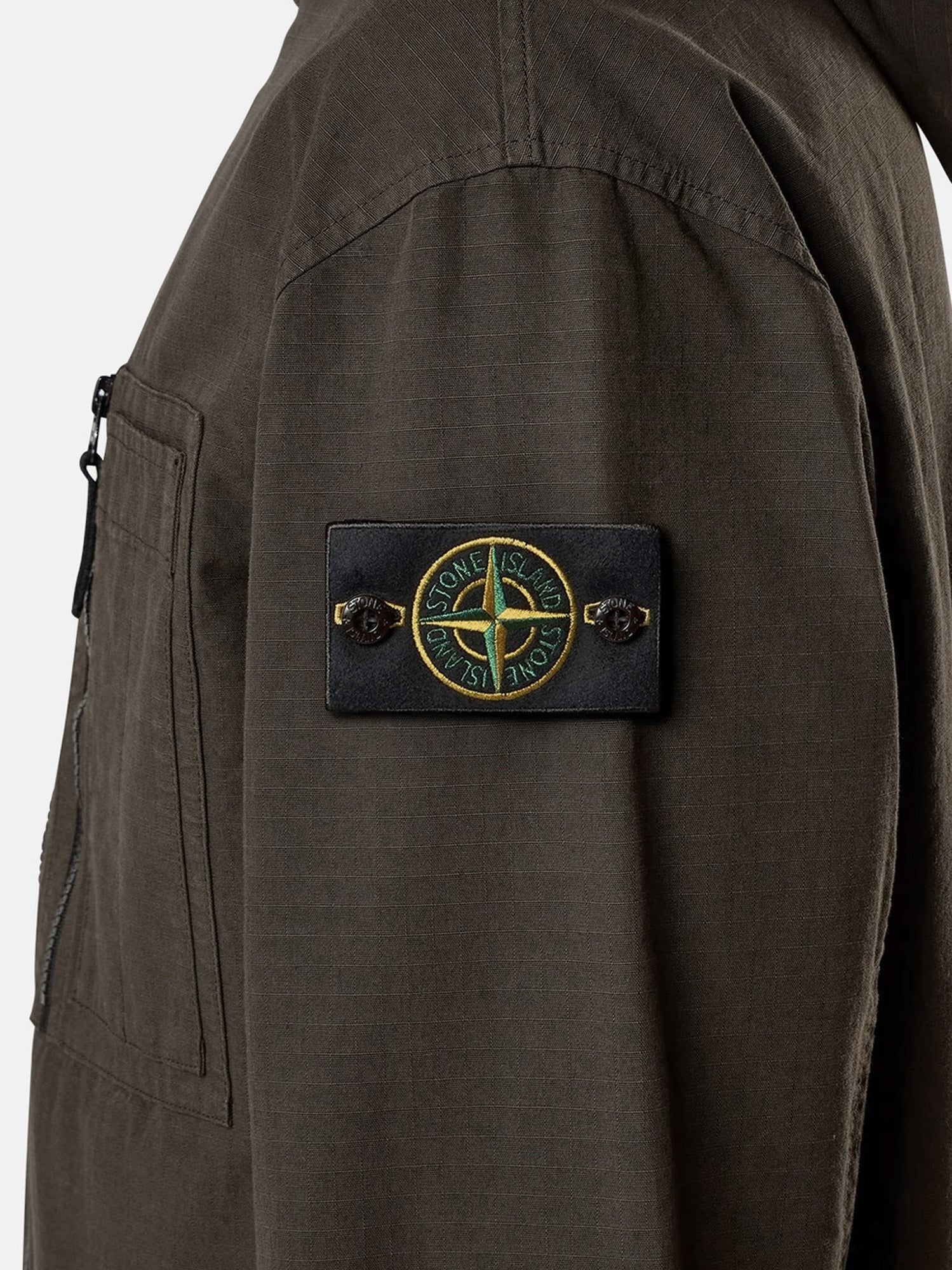 Stone Island - Hooded organic cotton jacket