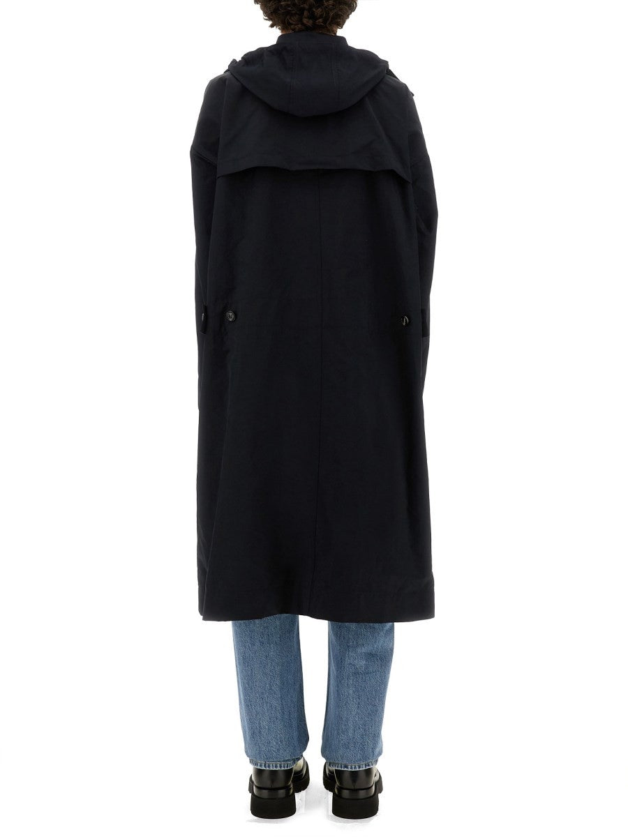 HOODED TRENCH COAT