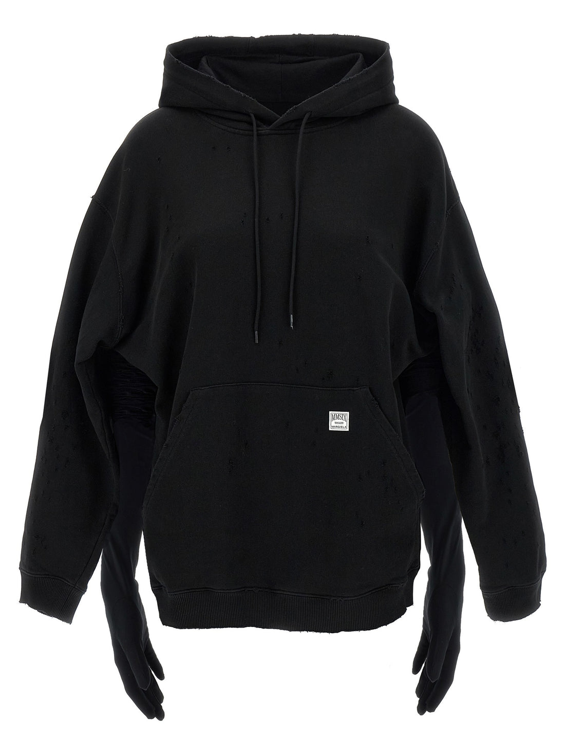 MM6 MAISON MARGIELA - Hoodie dress with gloves hoodie-dress-with-gloves_af50a4c1-b202-4ecf-8ca0-72b0349e2d4f