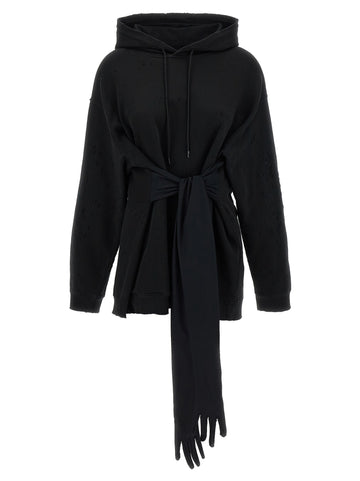 MM6 MAISON MARGIELA - Hoodie dress with gloves