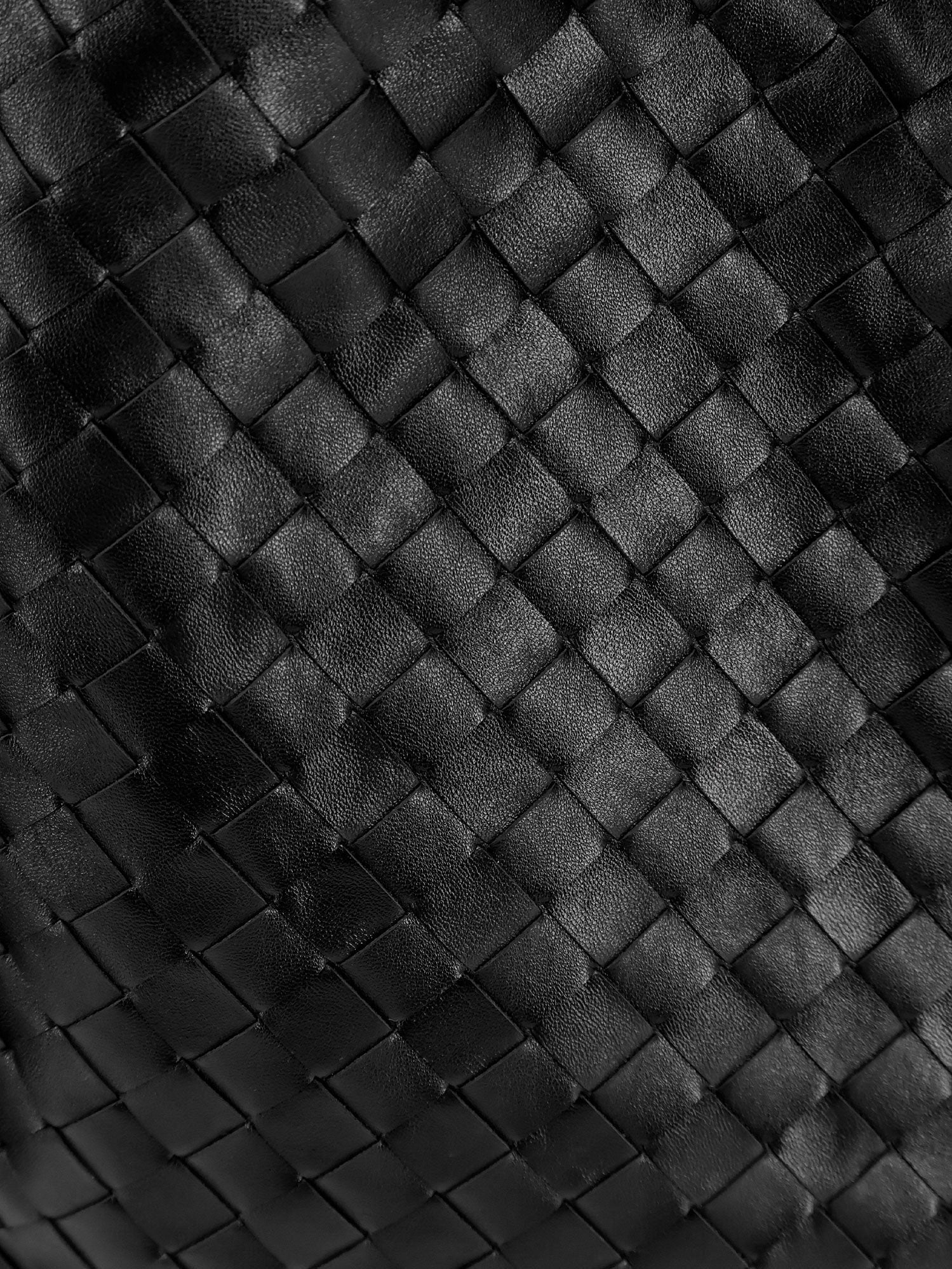 Bottega Veneta Bottega Veneta - Hop Hobo Leather Shoulder Bag with Intreccio Pattern