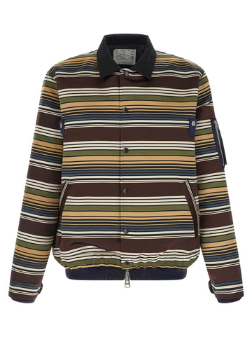 SACAI - 'Horizontal Stripe' blouson