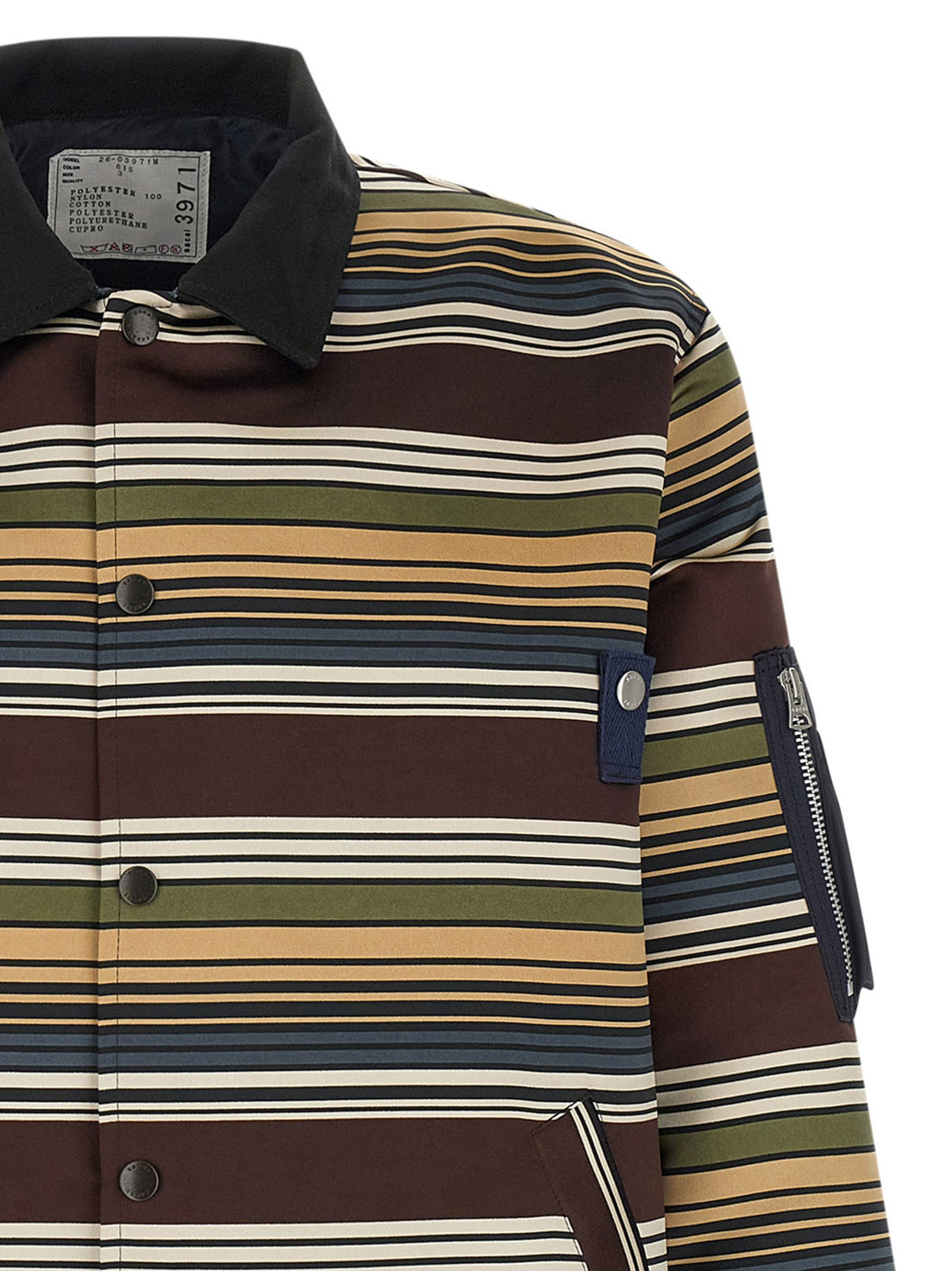 SACAI - 'Horizontal Stripe' blouson