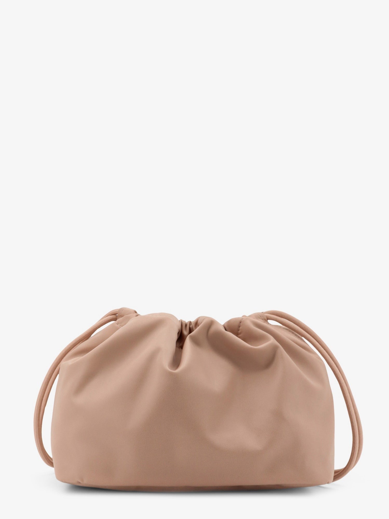 Horseshoe drawstring clutch bag