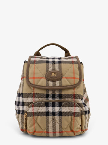 Burberry Burberry - Horseshoe nylon backpack with check pattern