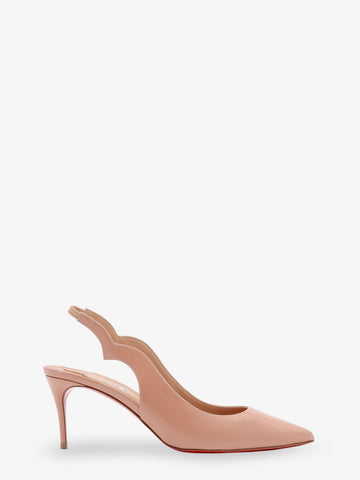 Hot Chick patent leather slingback décolleté