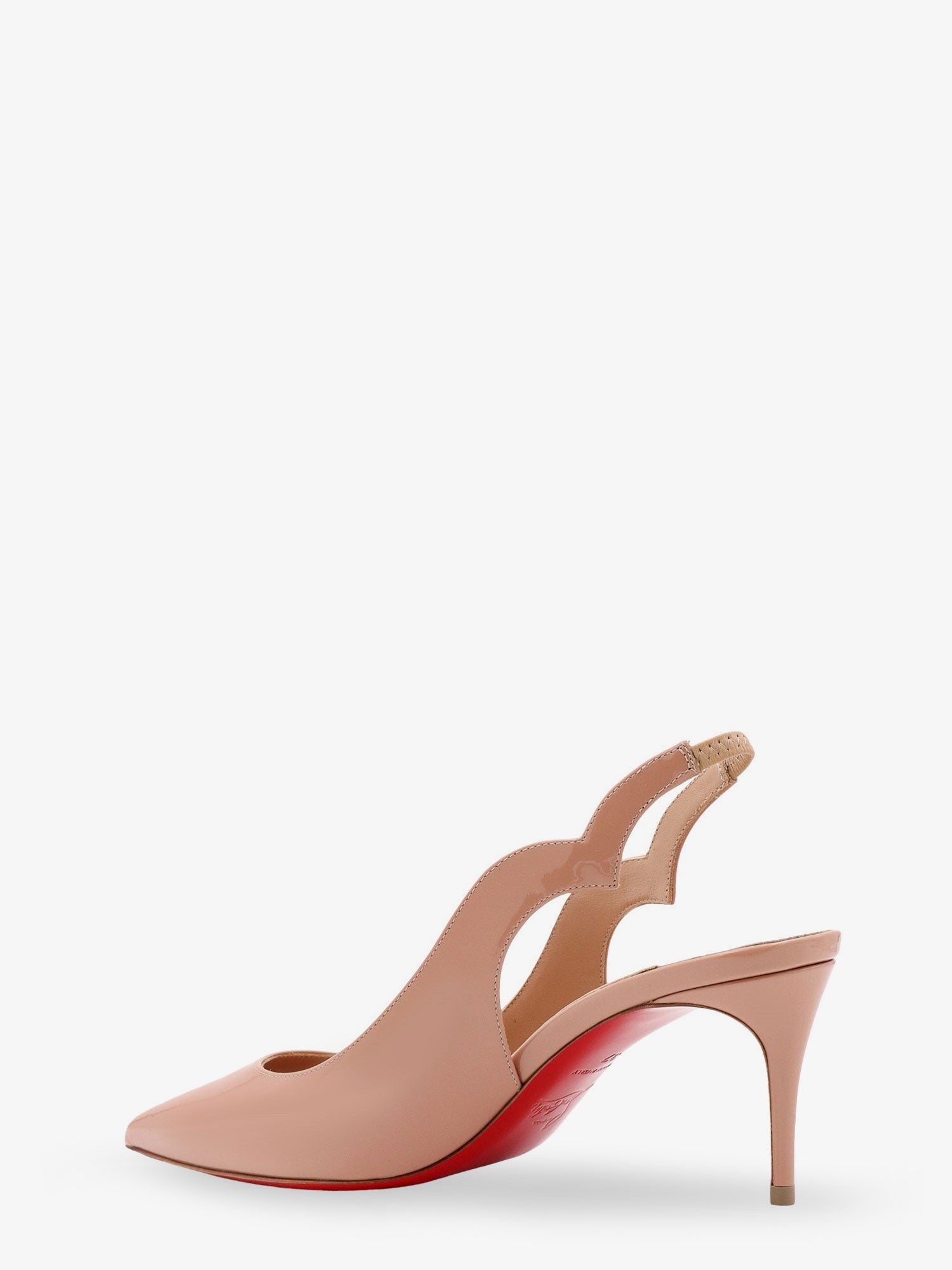 Hot Chick patent leather slingback décolleté