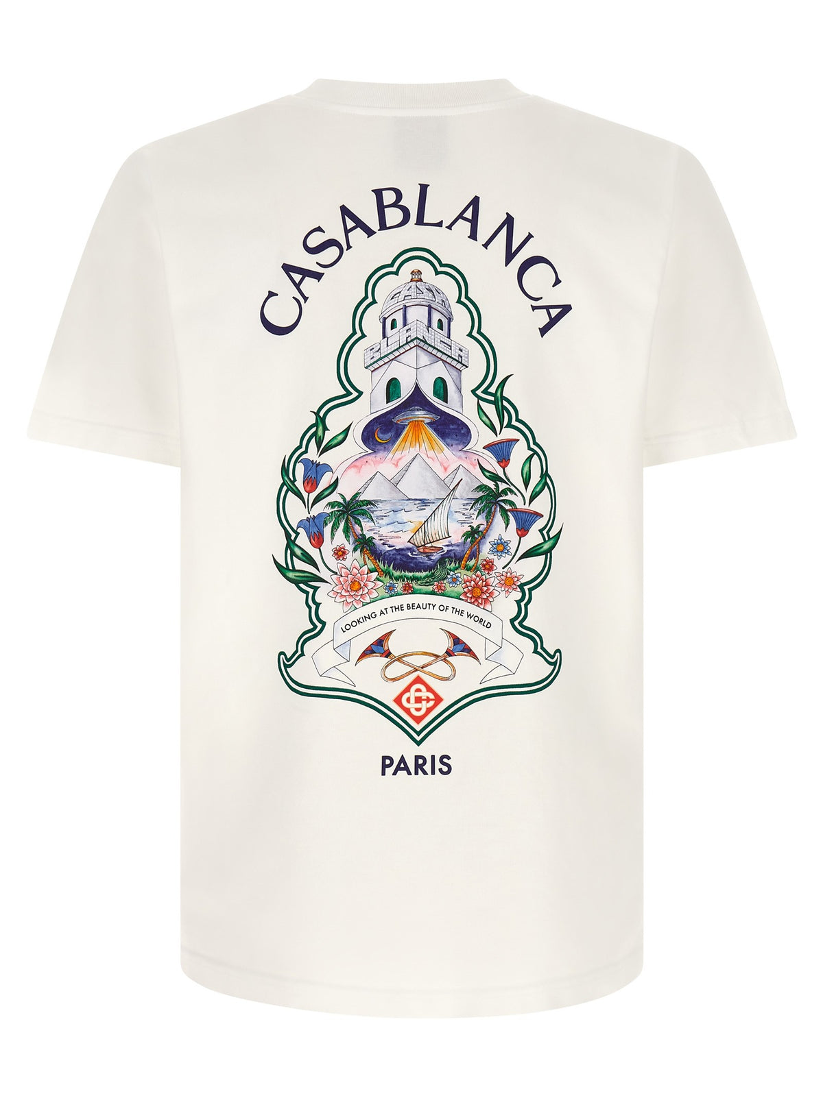 CASABLANCA - 'Hotel Emblem' print T-shirt