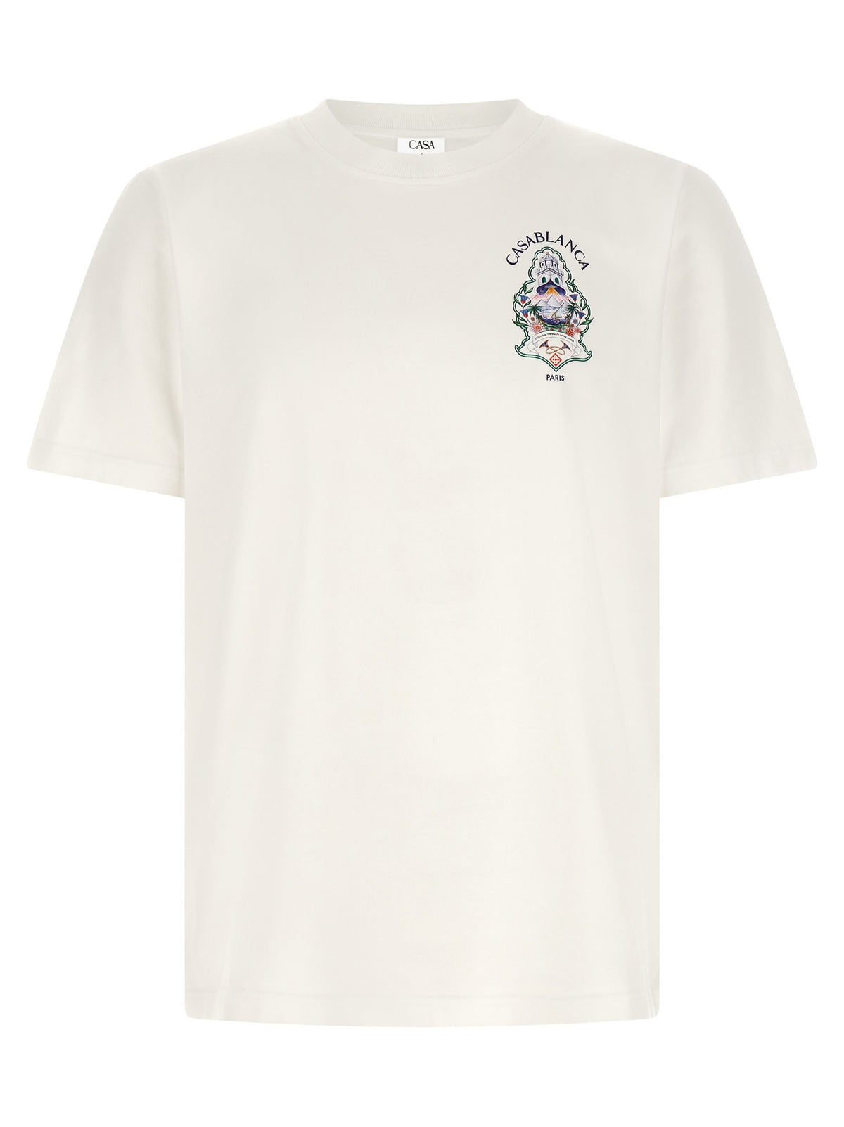CASABLANCA - 'Hotel Emblem' print T-shirt White S