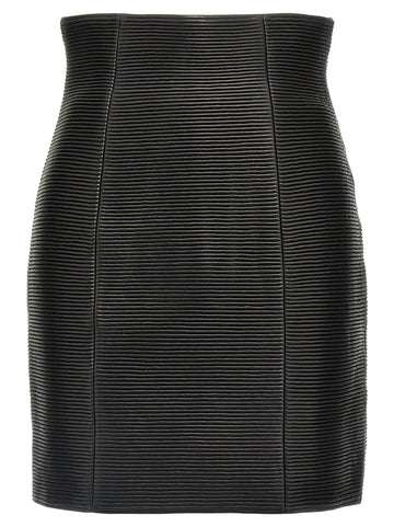 Balmain - 'HW Rolled' skirt