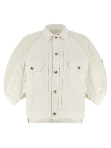SACAI - Hybrid bomber jacket