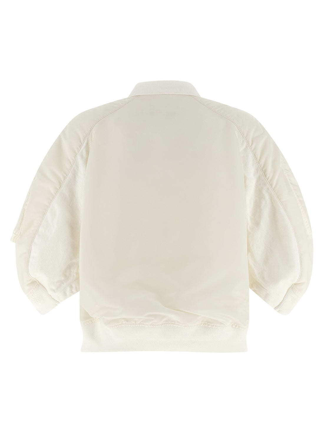 SACAI - Hybrid bomber jacket White 3