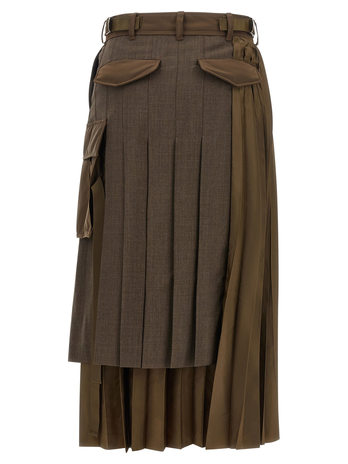 SACAI - Hybrid construction skirt