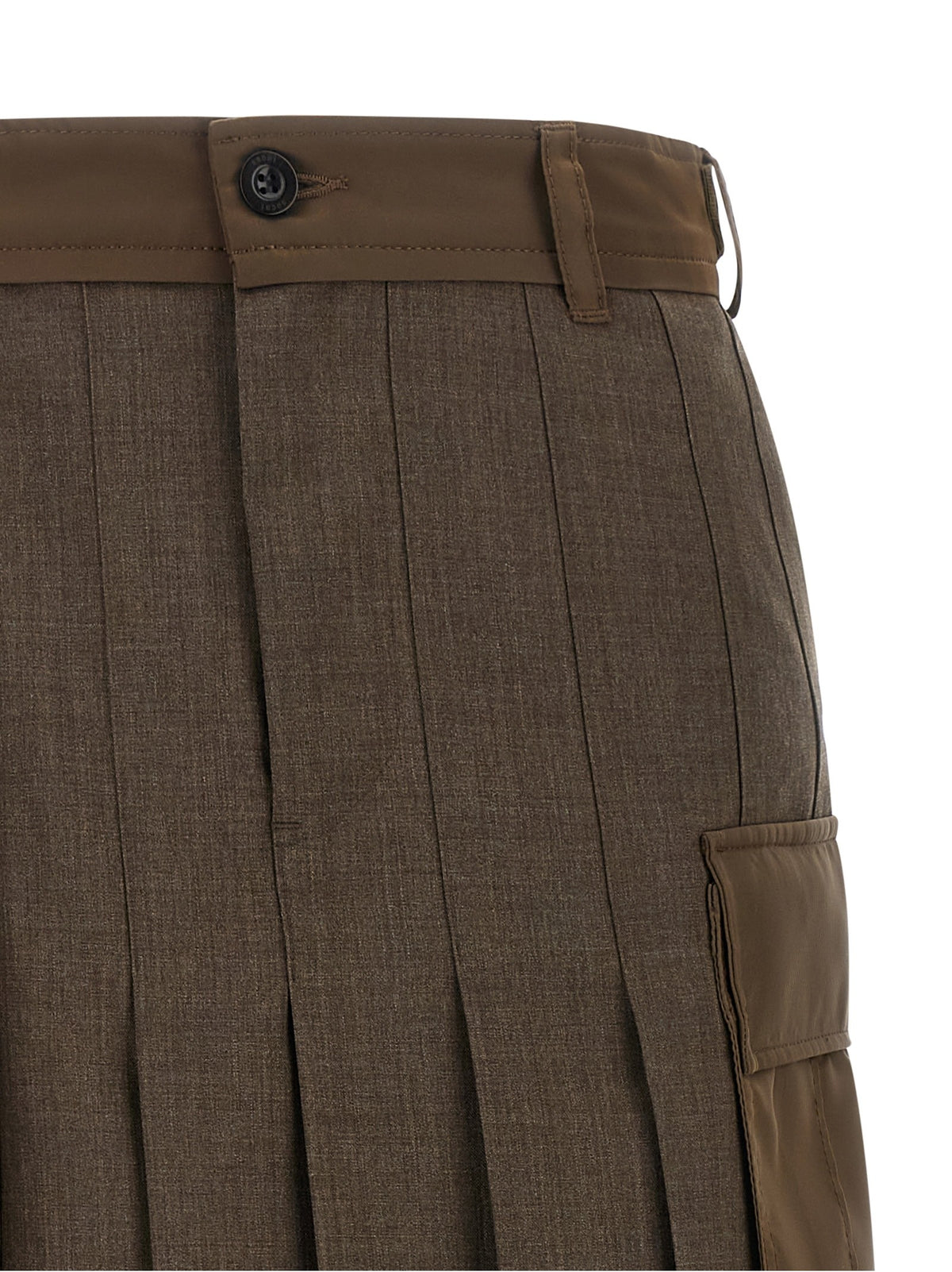 SACAI - Hybrid construction skirt