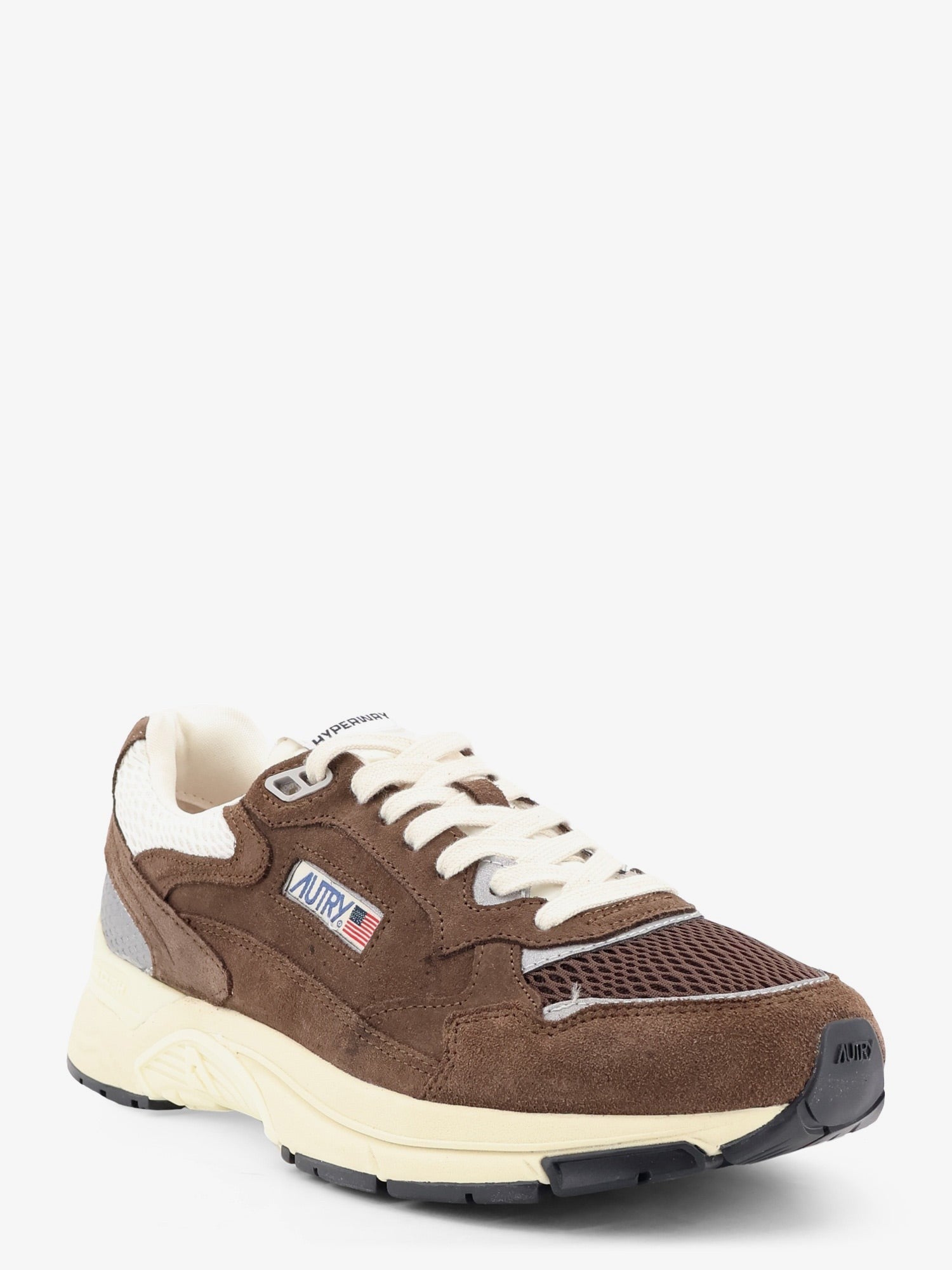 Autry - Hyperway Low mesh and suede snrakers with iconic side logo