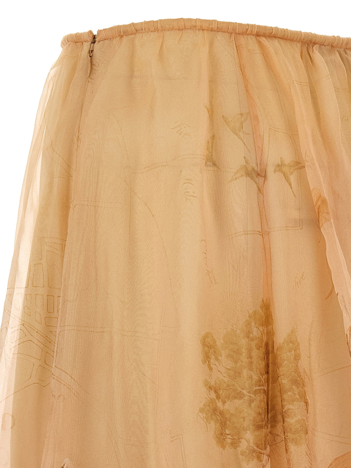 ZIMMERMANN - 'Hypnotic Organza Maxi' skirt