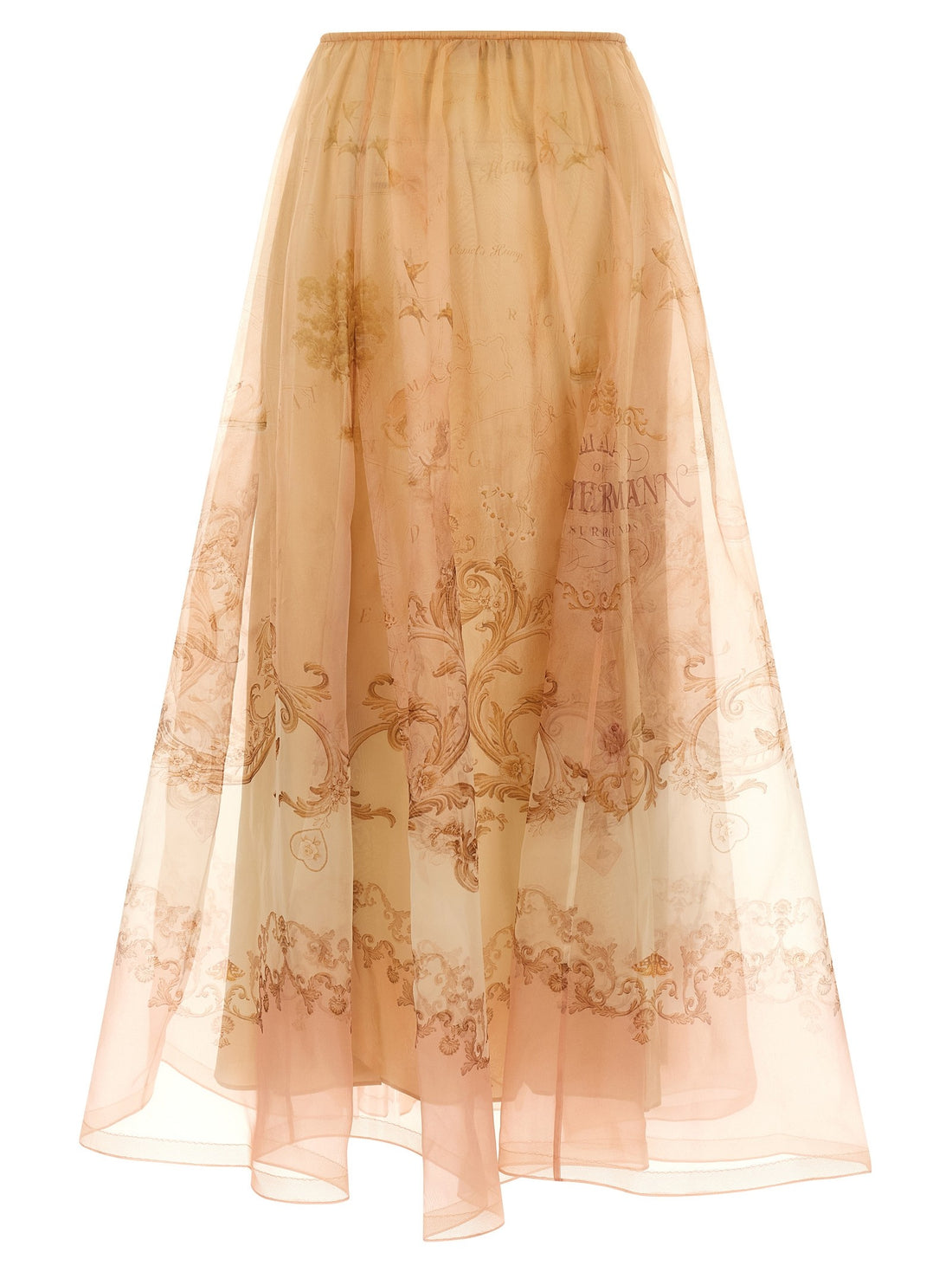 ZIMMERMANN - 'Hypnotic Organza Maxi' skirt