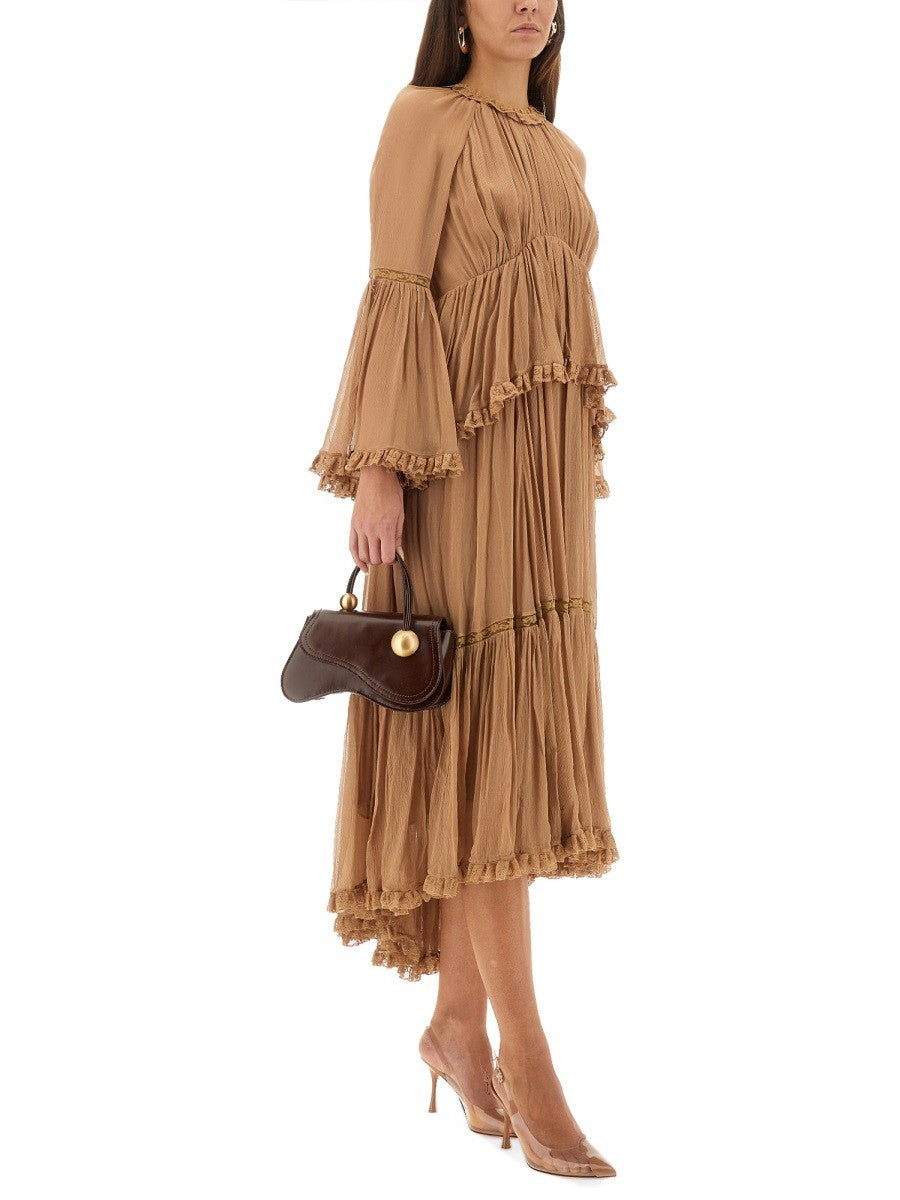 ZIMMERMANN ZIMMERMANN - "HYPNOTIC PEPLUM" RUFFLE DRESS
