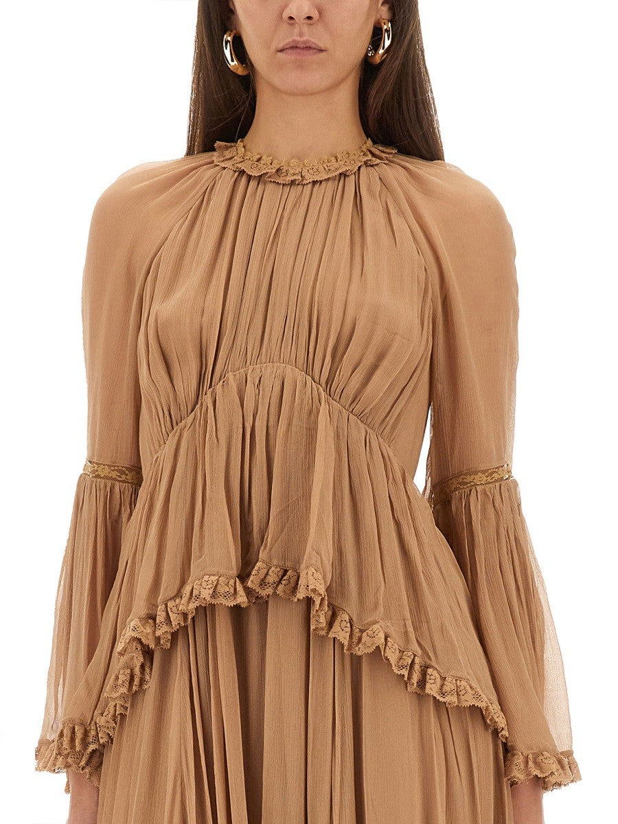 ZIMMERMANN ZIMMERMANN - "HYPNOTIC PEPLUM" RUFFLE DRESS
