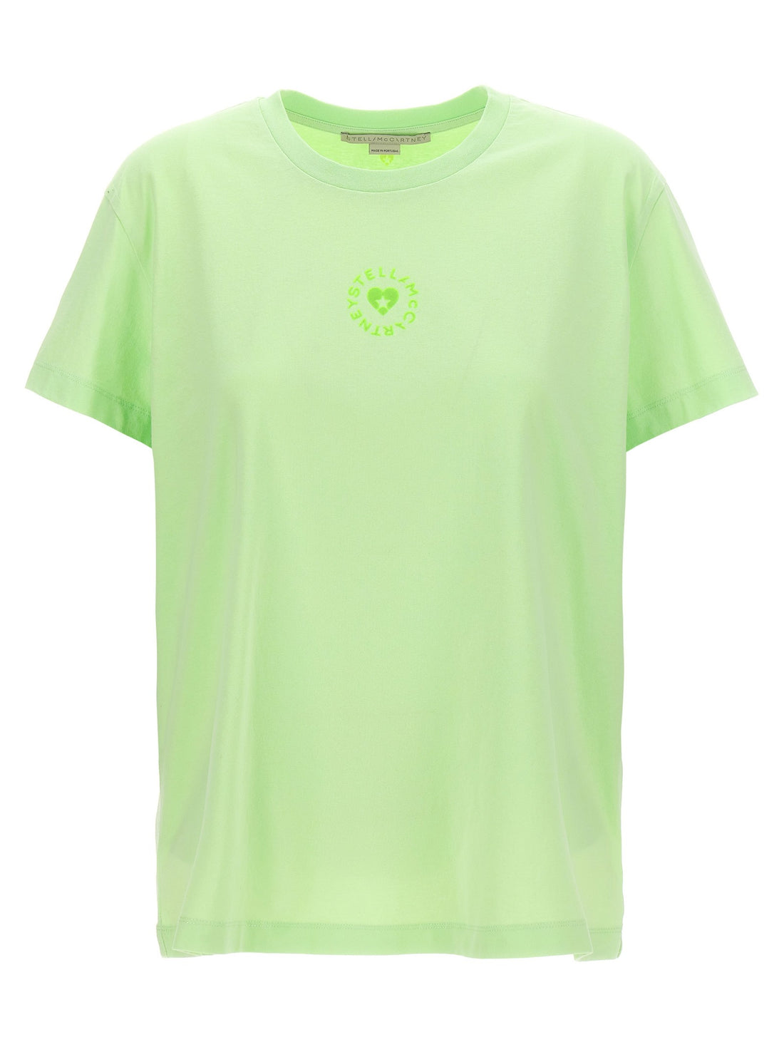 stella mccartney - 'Iconic Mini Heart' T-shirt GREEN XS