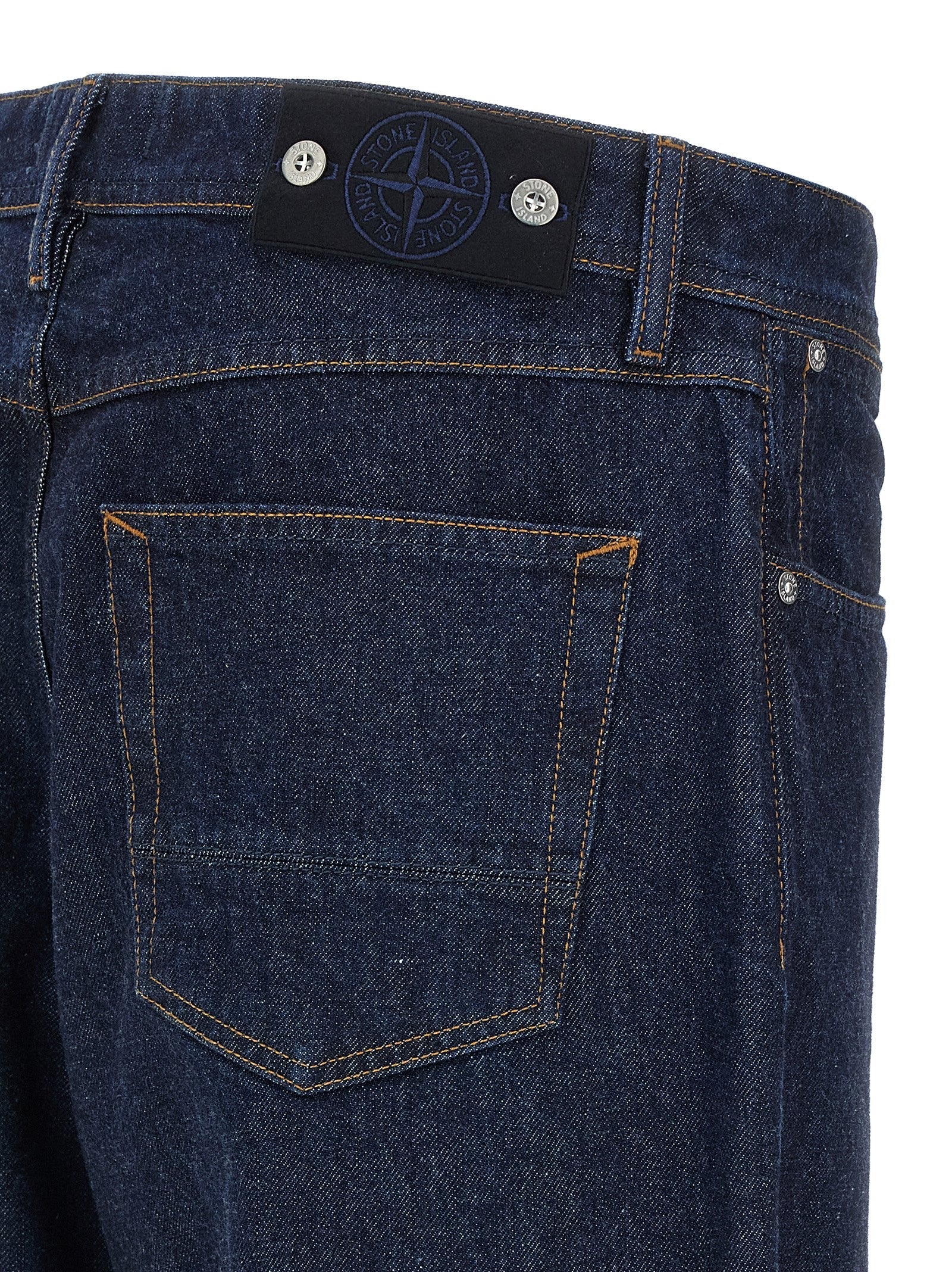 Stone Island - Indigo denim jeans