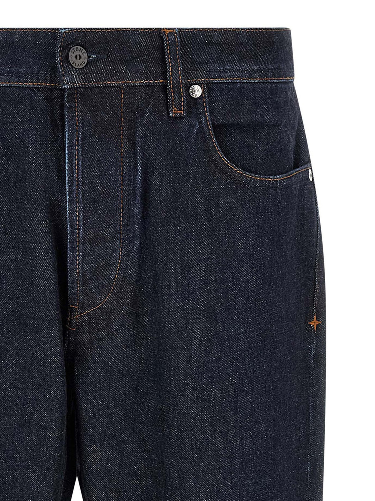 Stone Island - Indigo denim jeans