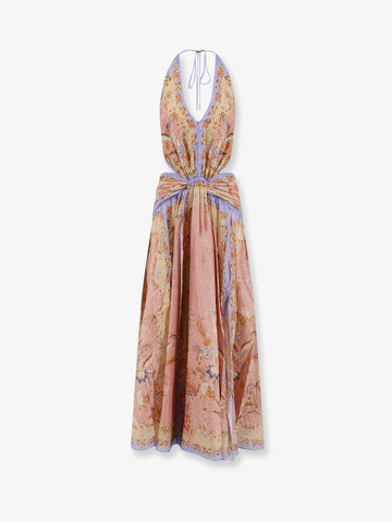 ZIMMERMANN ZIMMERMANN - Indra cotton and silk long dress