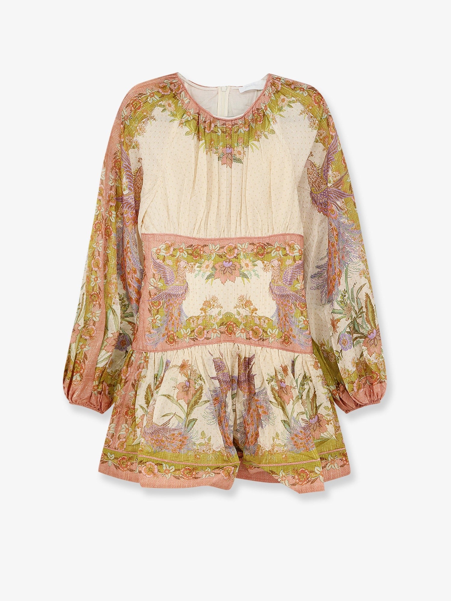 ZIMMERMANN ZIMMERMANN - Indra cotton and silk mini dress