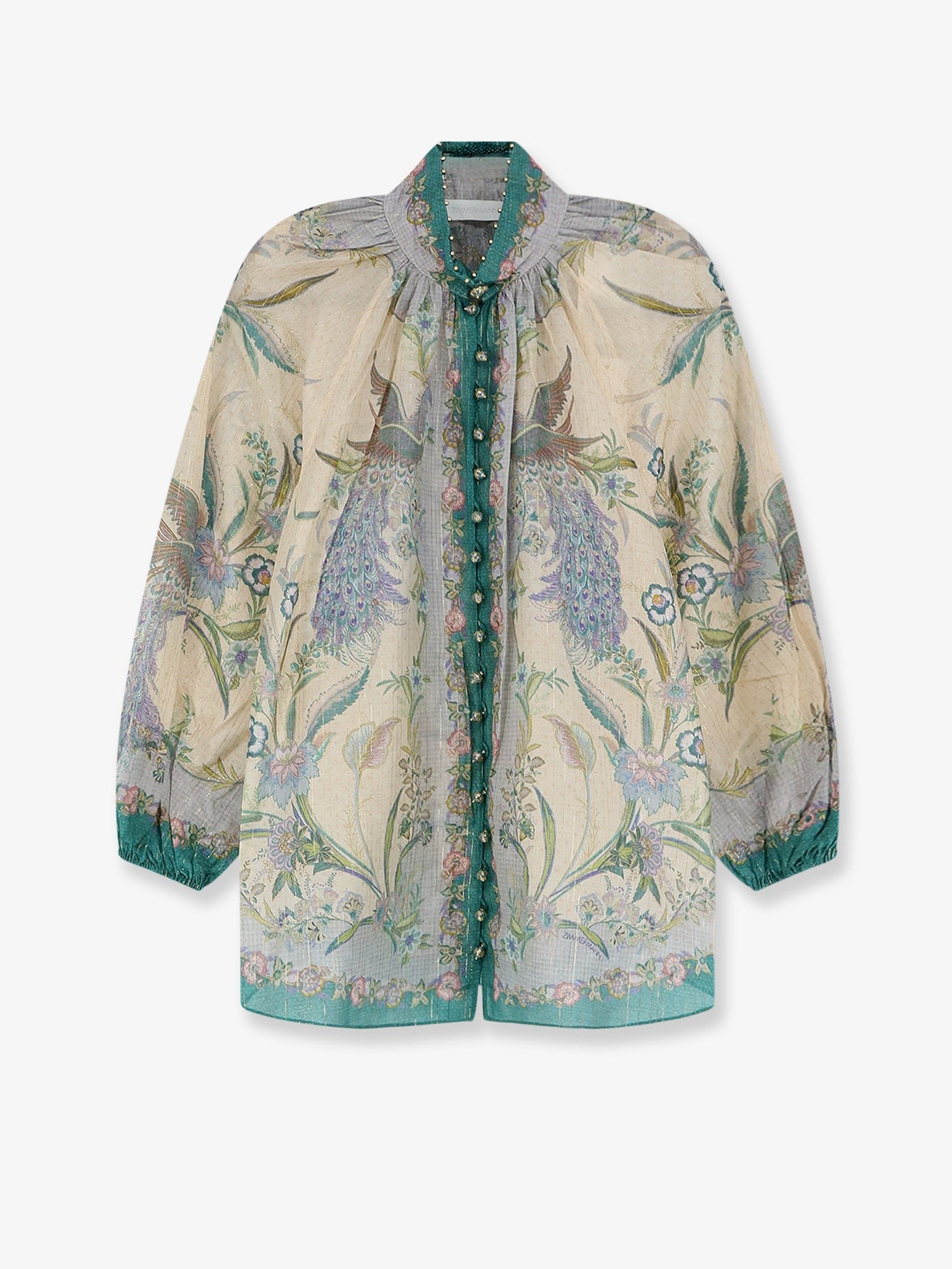 ZIMMERMANN - Indra cotton and silk shirt