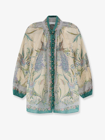ZIMMERMANN - Indra cotton and silk shirt