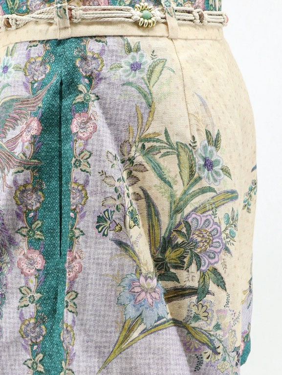 ZIMMERMANN - Indra cotton and silk shorts
