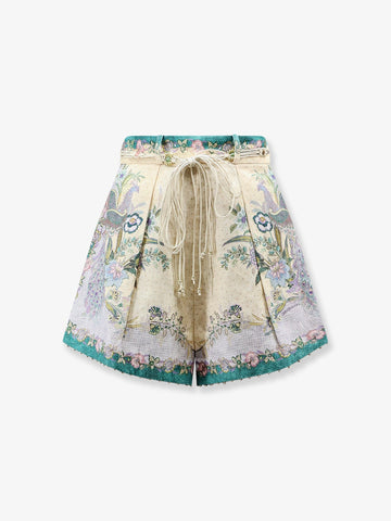 ZIMMERMANN - Indra cotton and silk shorts