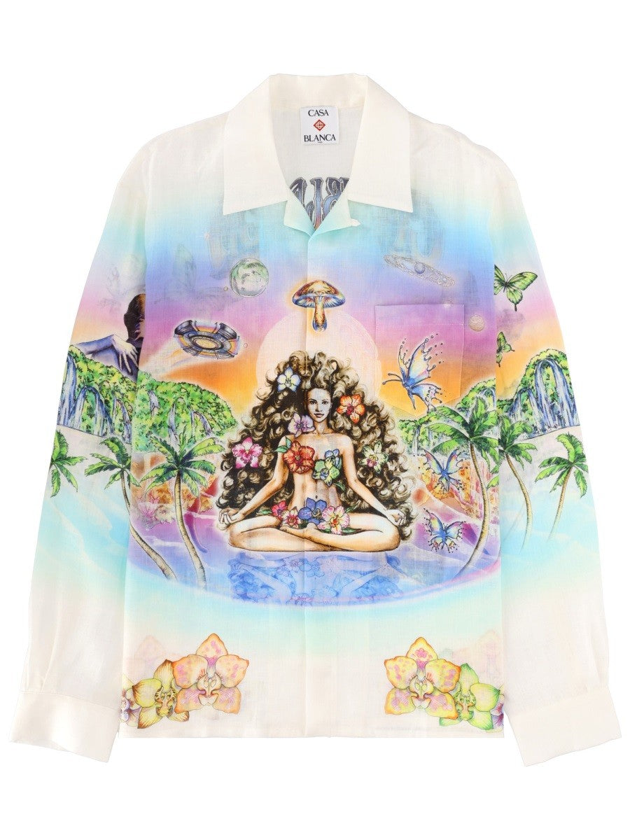 CASABLANCA CASABLANCA - "INNOCENCE" SHIRT WITH PRINT